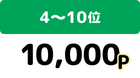4〜10位 10,000P